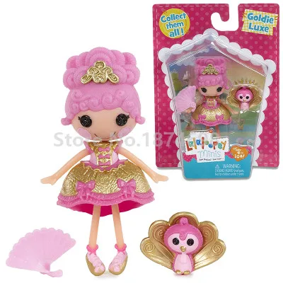Новая коллекция мини-кукол Lalaloopsy, сериал Minis Sisters, Русалочка, модная фигурка, игрушки, куклы для девочек, детские подарки - Цвет: Коричневый