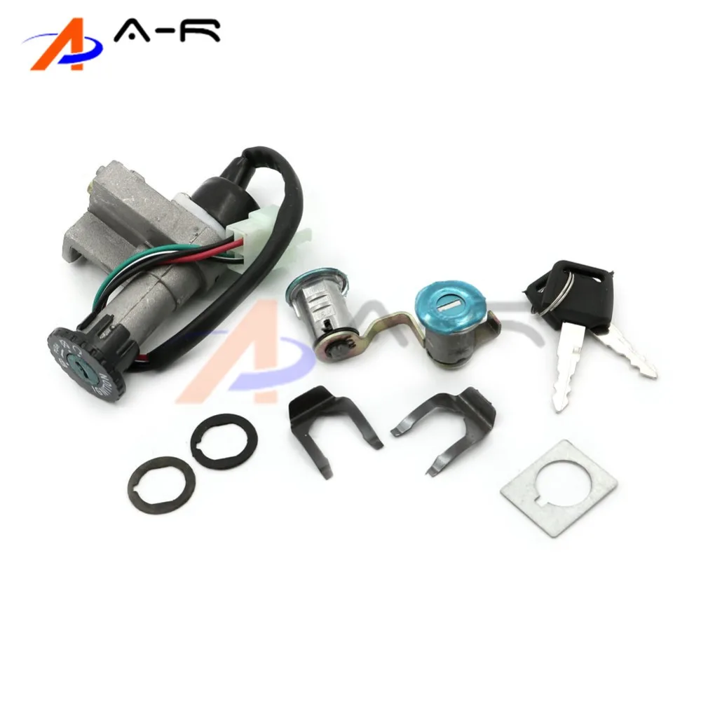 4 Pin 2 главный ключ переключатель Замок зажигания для мопеда 50 125 150 50cc-150cc GY6 Taotao Roketa скутер китайский Jonway BMX Kazuma
