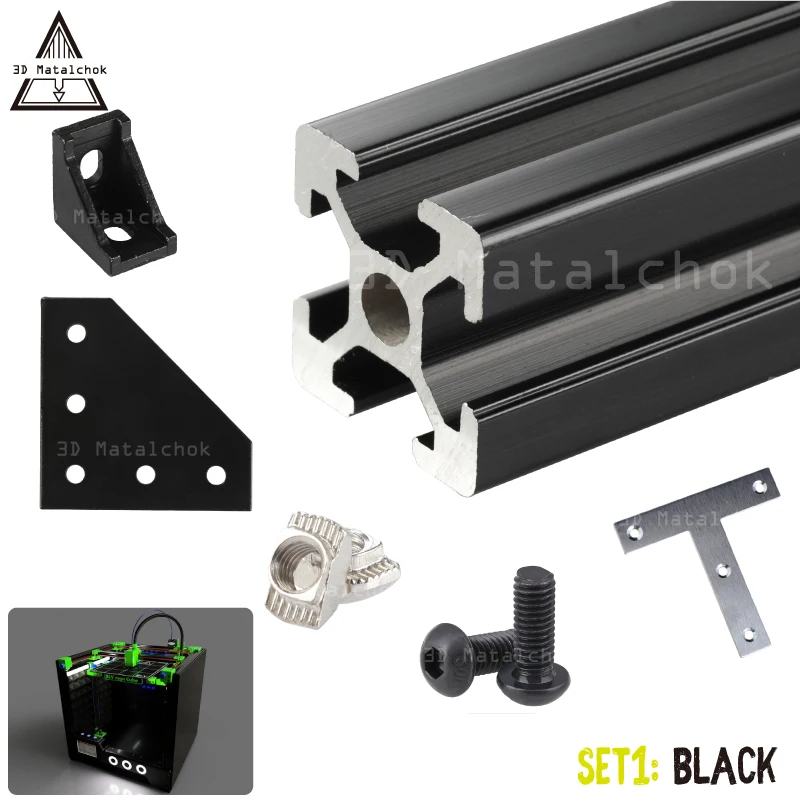 Детали для 3D принтера BLV mgn Cube Frame kit & Hardware Kit DIY CR10 E3D V6 Hotend принтер Z высота 365
