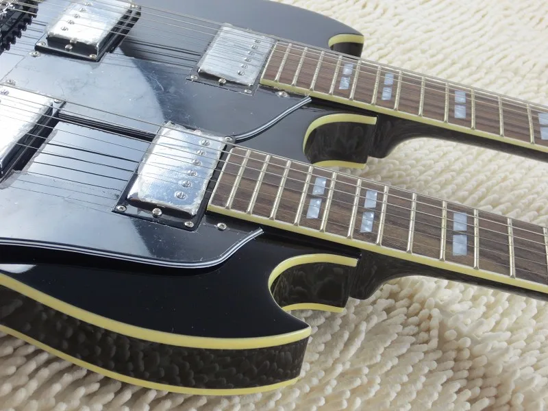 Бесплатная доставка большой высокое качество G Custom Shop Двухместный Шеи 6 + 12 Строки