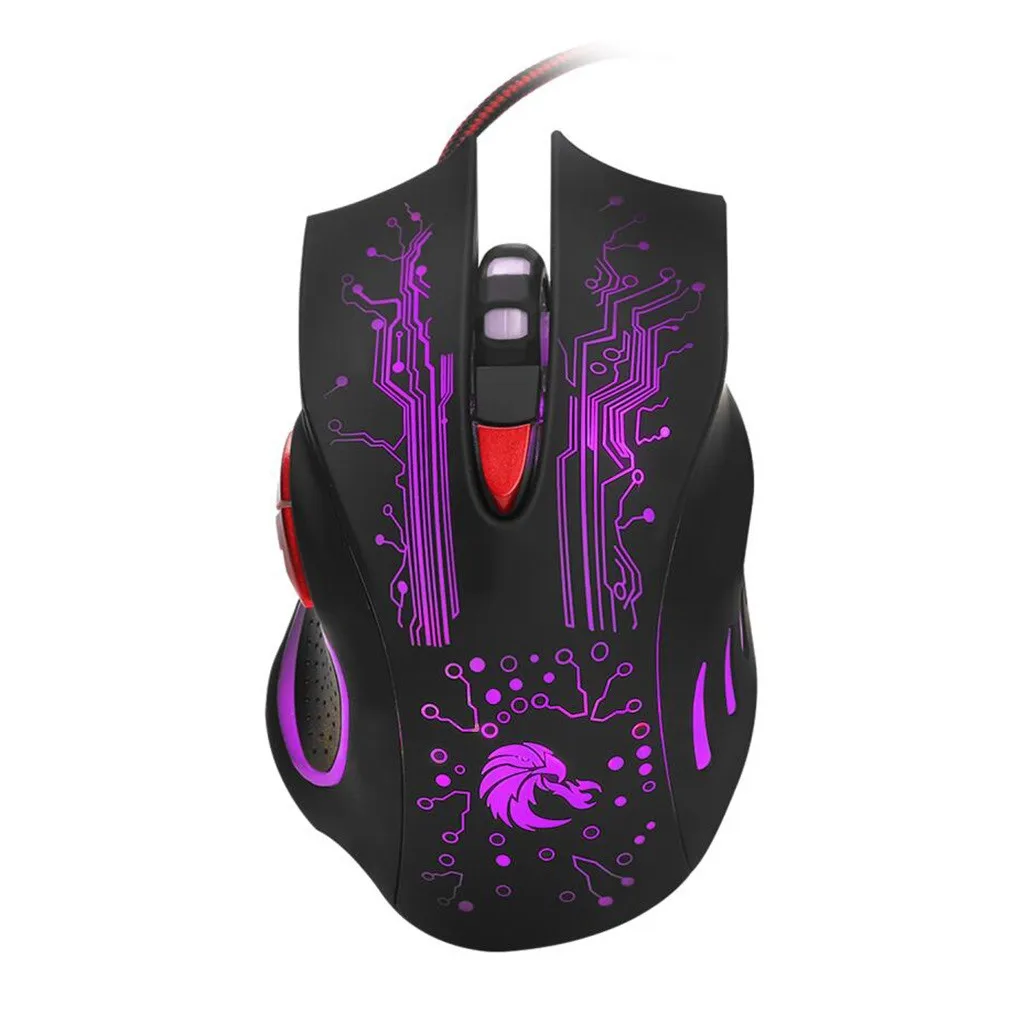 Игровая клавиатура+ мышь, мультимедиа, 3 цвета, светодиодный, светящийся, USB, с подсветкой, проводной ноутбук, русская/английская клавиатура, USB, Teclado, PC Gamer
