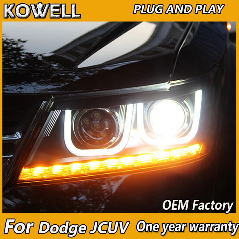 Автомобильный Стайлинг KOWELL Для Dodge JCUV фары 2008-2015 новое путешествие светодиодный