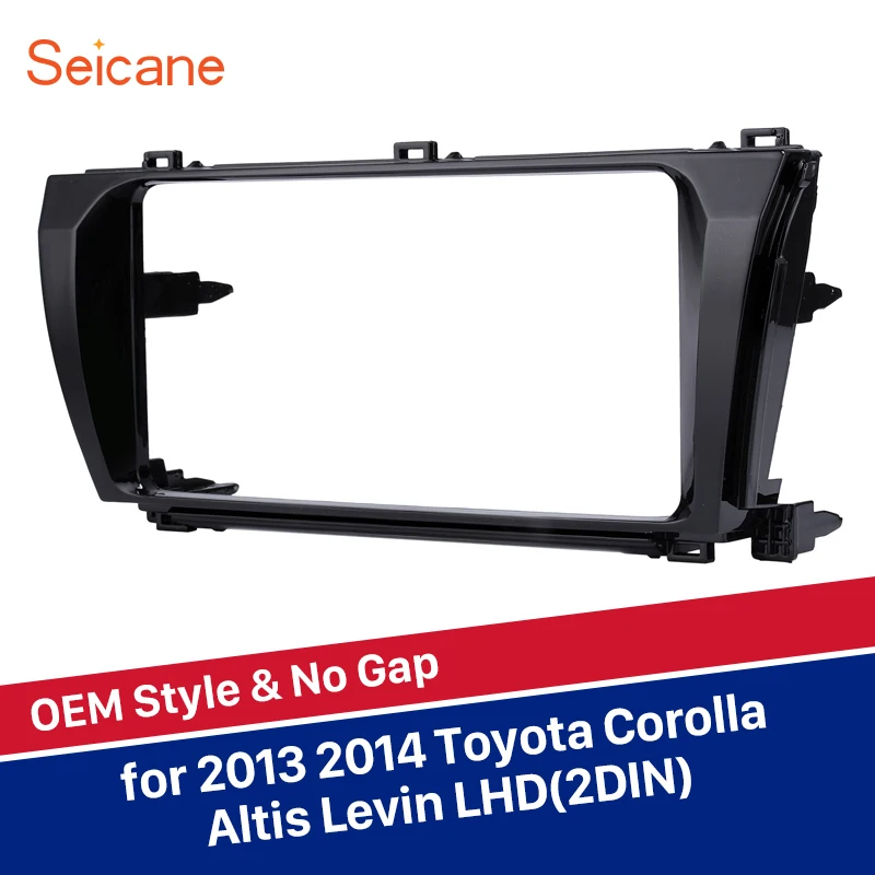 

Автомобильная стереосистема Seicane UV black, 2 Din, 200x100 мм, для Toyota Corolla Altis Levin LHD, DVD