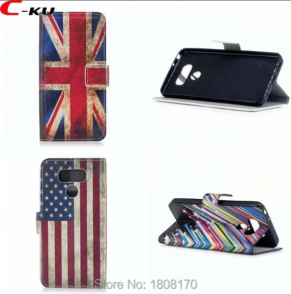 Кожаный чехол-бумажник C-ku с флагом Великобритании и США для Redmi 5 Plus NOTE3 NOTE5 Pro NOTE 5A 4X