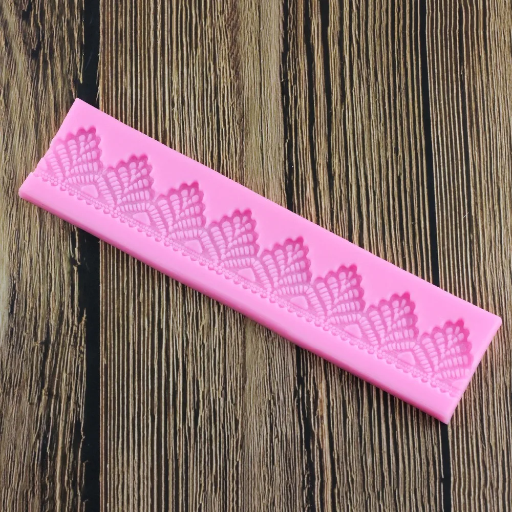 Кружевная форма кружевной коврик украшение для цветов из помадки силиконовая