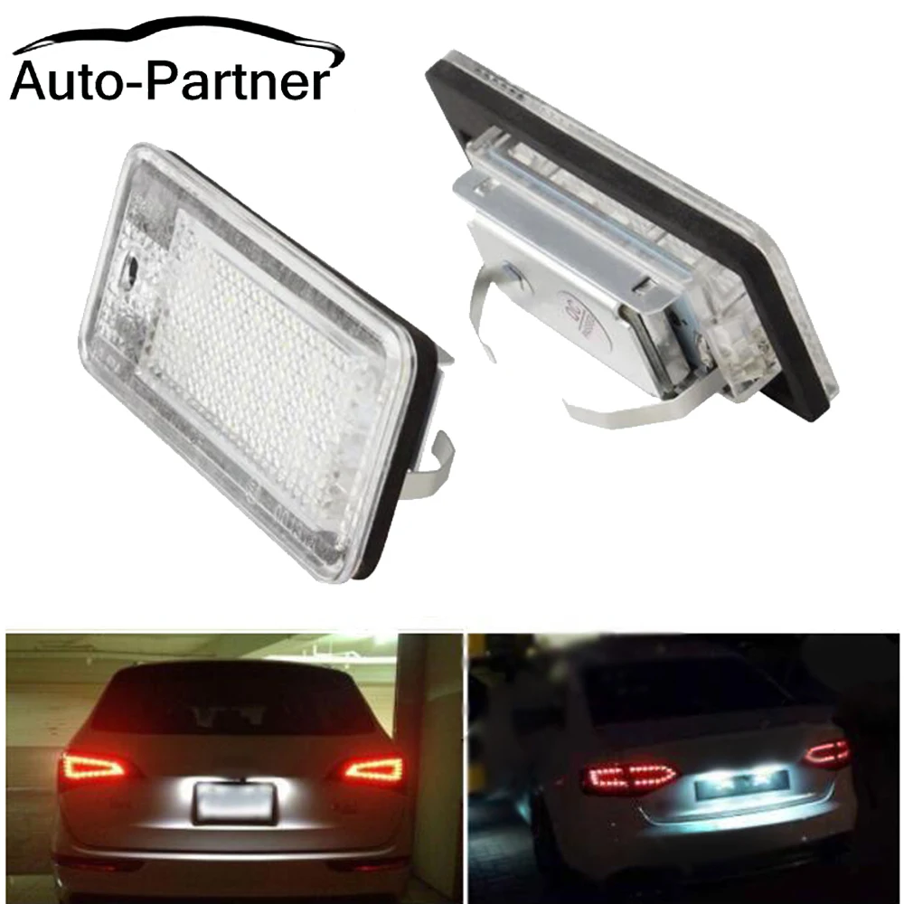 

2 шт., Автомобильные светодиодные лампы 12 В для Audi A4 b6 8E A3 S3 A6 c6 Q7 A4 b7 A8 S8 S6 RS4 RS6