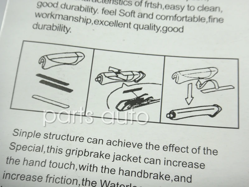 Подходит для автомобиля из углеродного волокна ручка ручки ручного тормоза