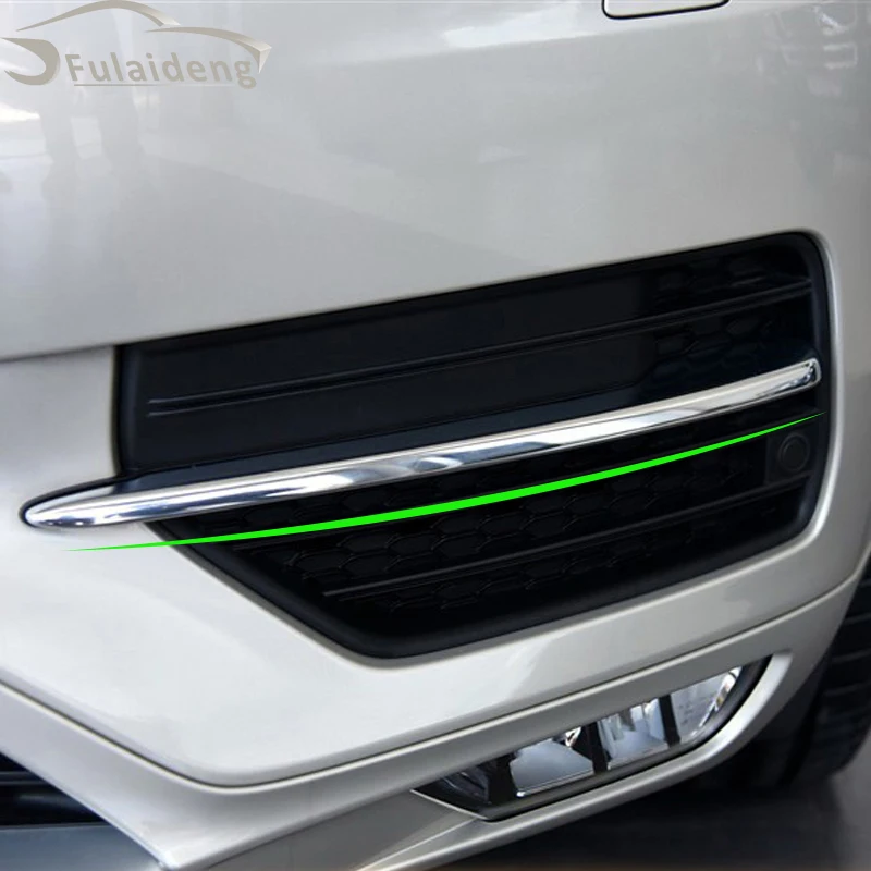 Для Volvo XC90 2016-2018 ABS Хром передний и задний бампер противотуманная фара крышка