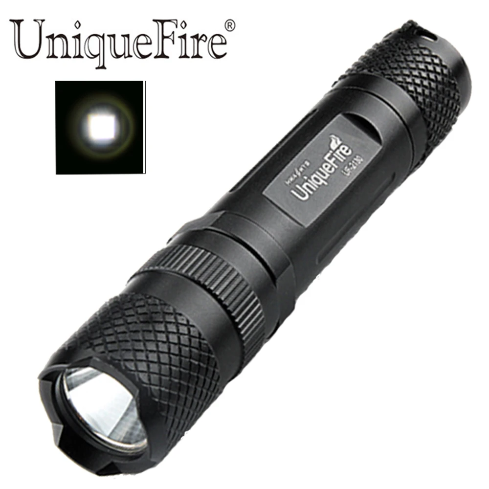 UniqueFire UF-2130 Police Equipment XML2 Led Lights 1 Mode Black Rechargeable lamp For 1*18650 Battery Shockproof | Лампы и освещение