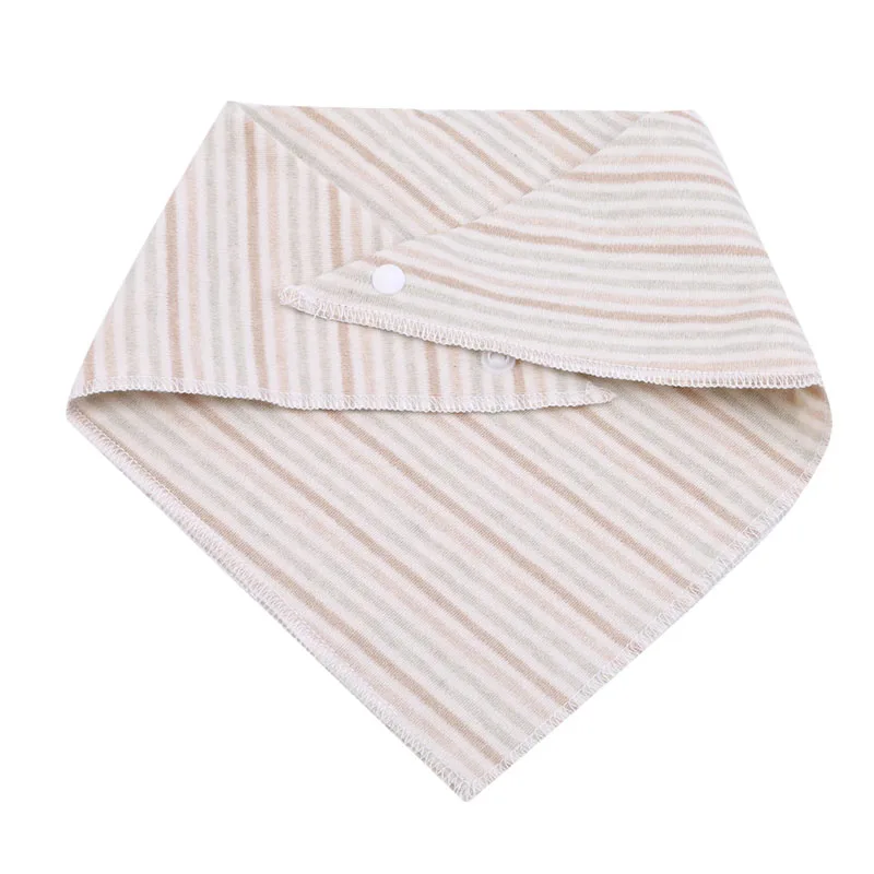 

Baby Cotton Bibs Kids Striped Printing Soft Bandana Newborn Toddler Triangle Scarf Infant Burp Cloths Baby Feeding Accessories