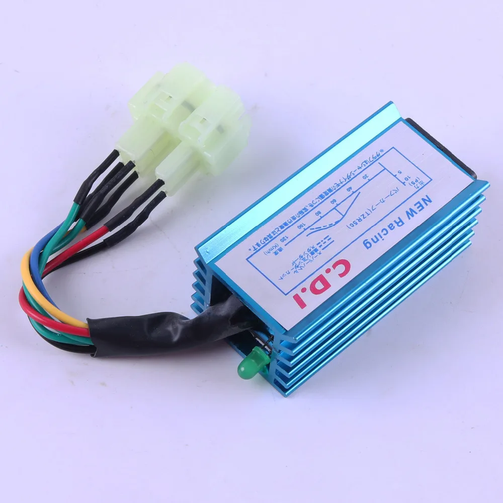 6 контактный DC Racing CDI BOX Unit 50cc 80cc 100cc 125cc 150cc 180cc для 139QMB 152QMI 157QMJ скутер Quad ATV Мопед Go Kart