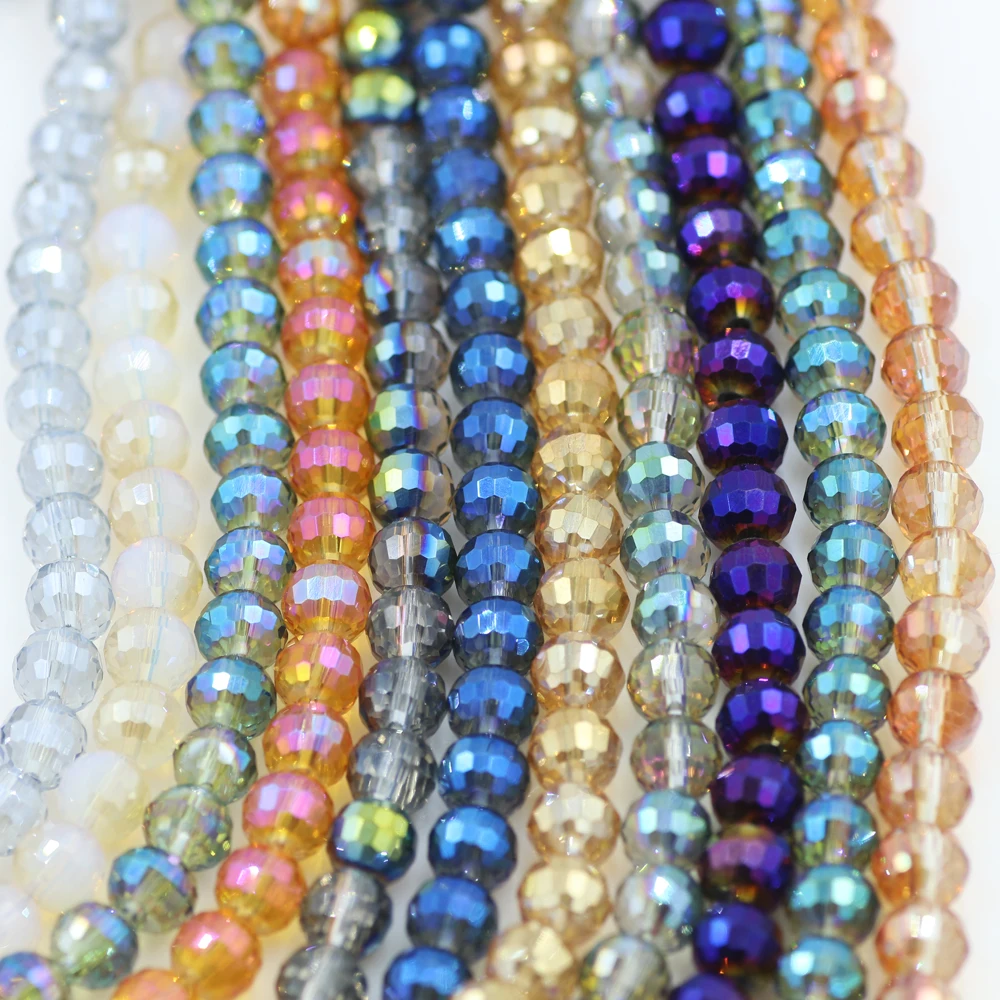 Бусины с разнообразным покрытием 70 шт./лот 8 мм|beads loose|beads for diycrystal glass beads |