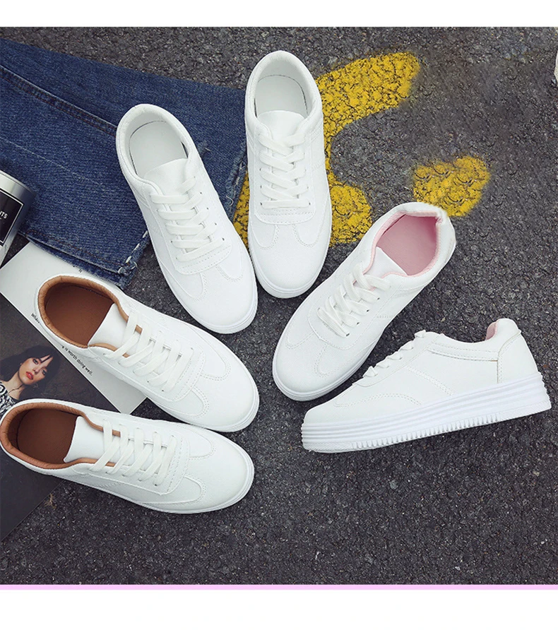 Летние белые кроссовки; женская повседневная обувь на платформе; zapatillas mujer; женская дышащая обувь, увеличивающая рост, с круглым носком