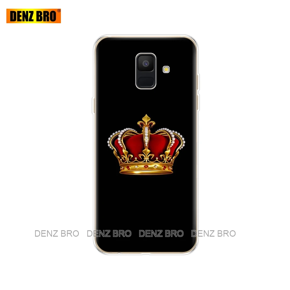 61802 Для samsung Galaxy A6 чехол Dual SIM SM A600 A600F для samsung A6 plus A605 A605F чехол с рисунком защитный чехол бампер - Цвет: 61802