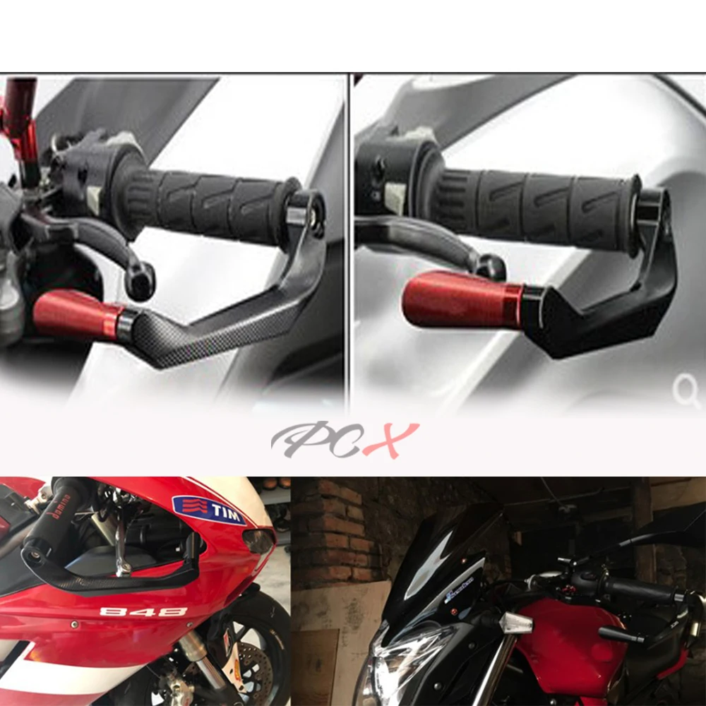 

For Ducati 848 EVO 848EVO Motorcycle Accessories 7/8" 22mm Universal Handlebar Grips Guard Brake Clutch Levers Guard Protector