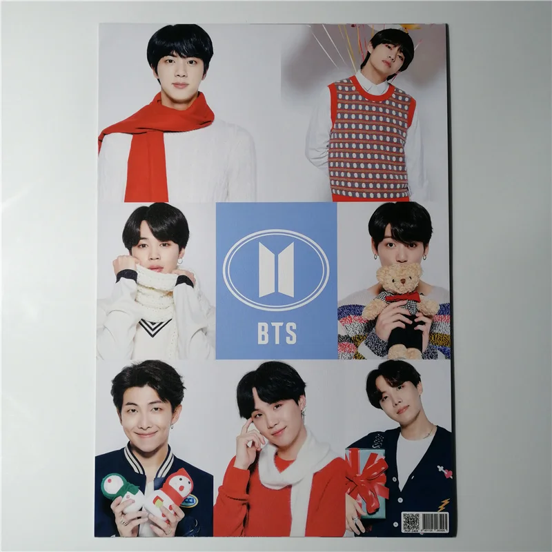 8*(42x29 см) Новые Bangtan Плакаты для мальчиков наклейки на стену подарок KPOP