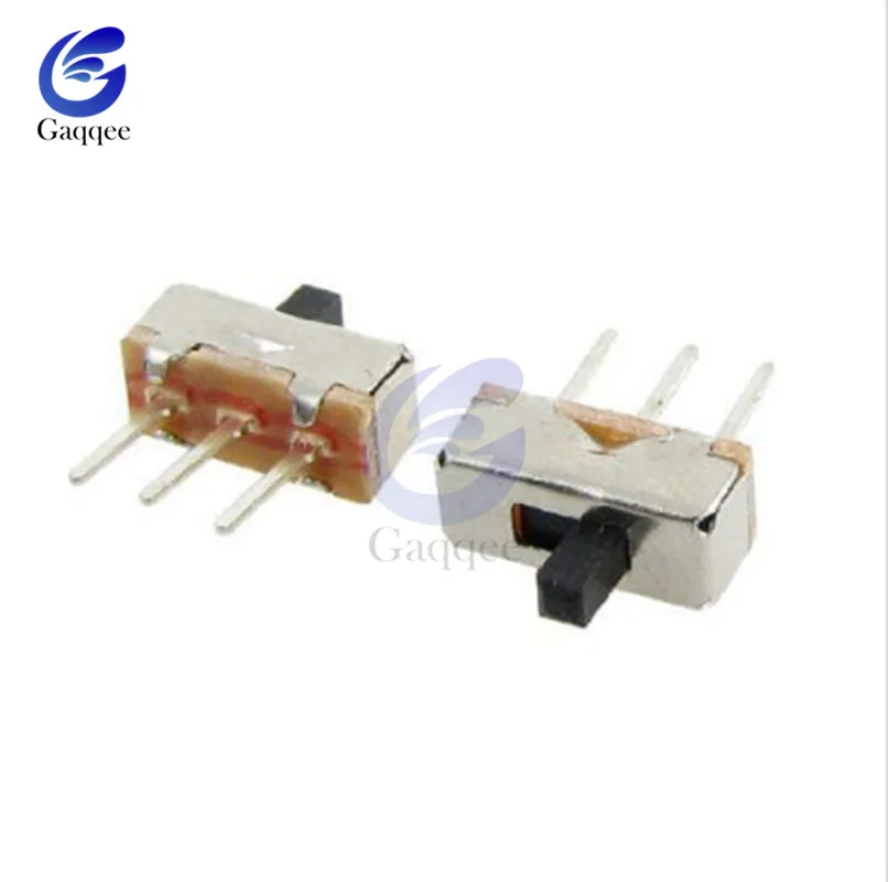 50 шт. SS12D00G3 скользящий переключатель 2 положения SPDT 1P2T 3Pin PCB панель мини