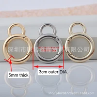 wholesale 30mm sized 8 gourd shape quality spring buckle connector beer buckle key chain buckle 12pcs lot new