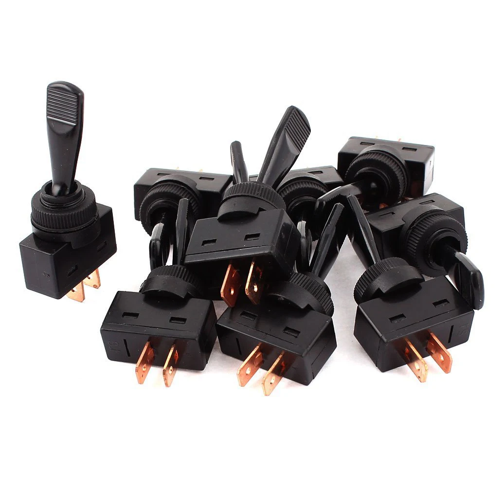 Оптовая продажа товара 10 шт. 20A/12VDC 10A/125VAC ВКЛ./ВЫКЛ. 12 мм Монтажная резьба