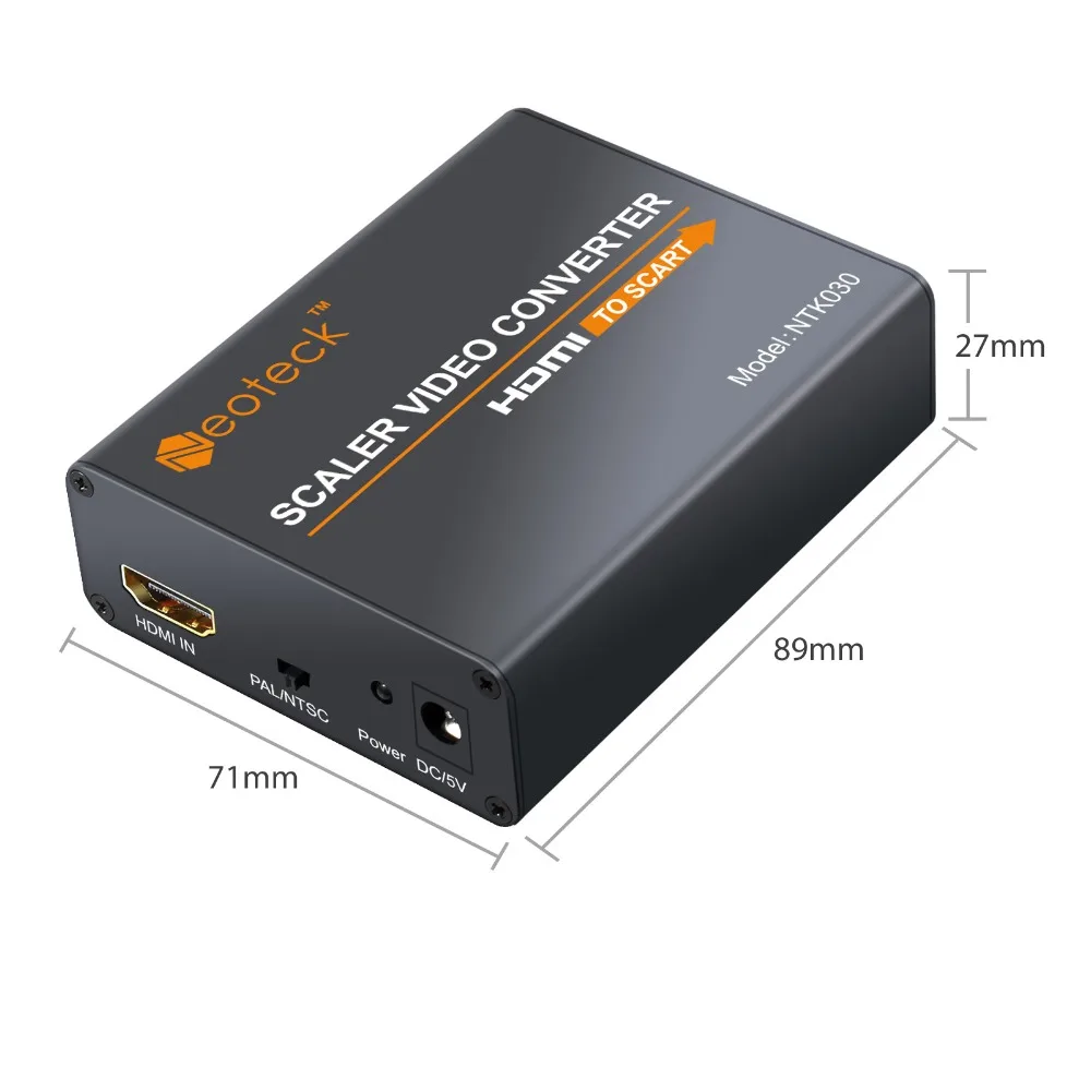 LiNKFOR HDMI совместимый конвертер SCART 1080P Композитный HD видео стерео аудио адаптер