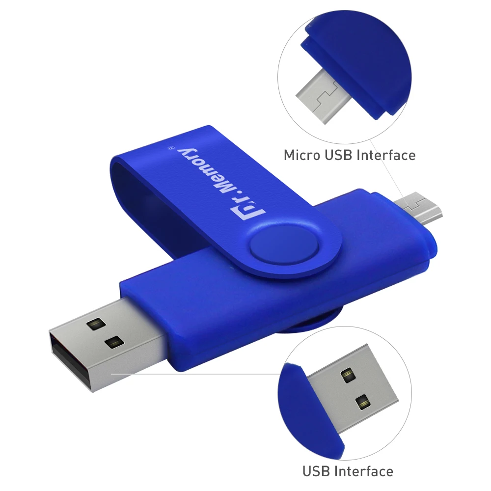 OTG USB флеш накопители 64 ГБ для Android Планшеты красочные металлические Мобильный