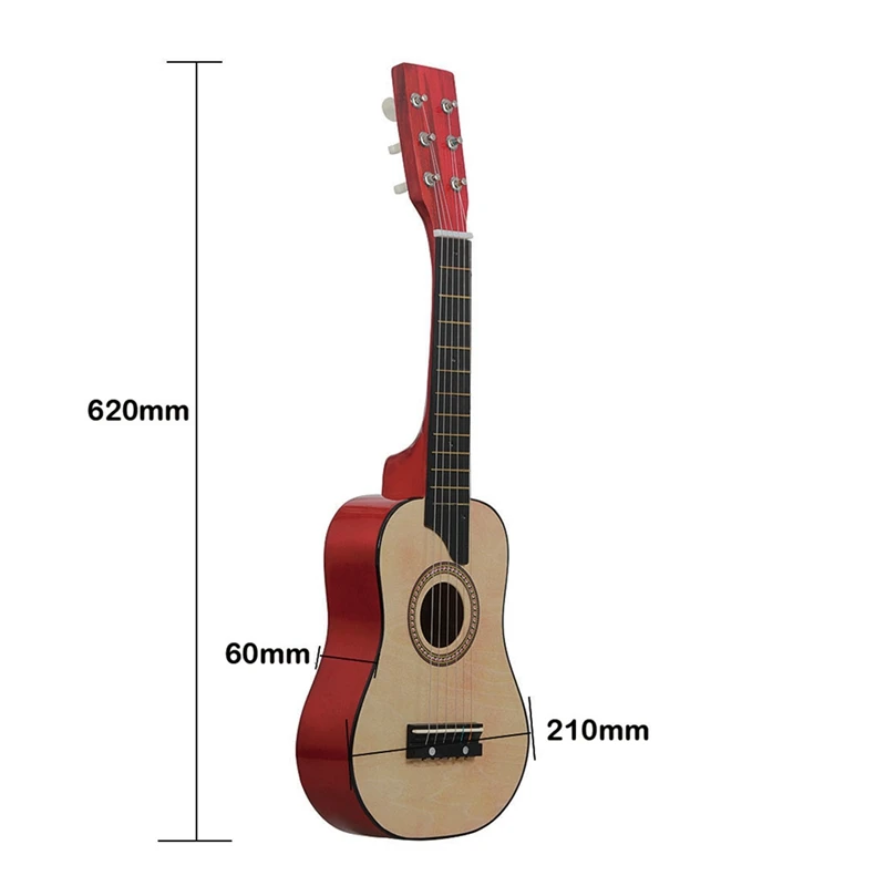 Irin Mini 25 дюймовая акустическая 12 ладов 6 струн гитара с подборкой и струнами для