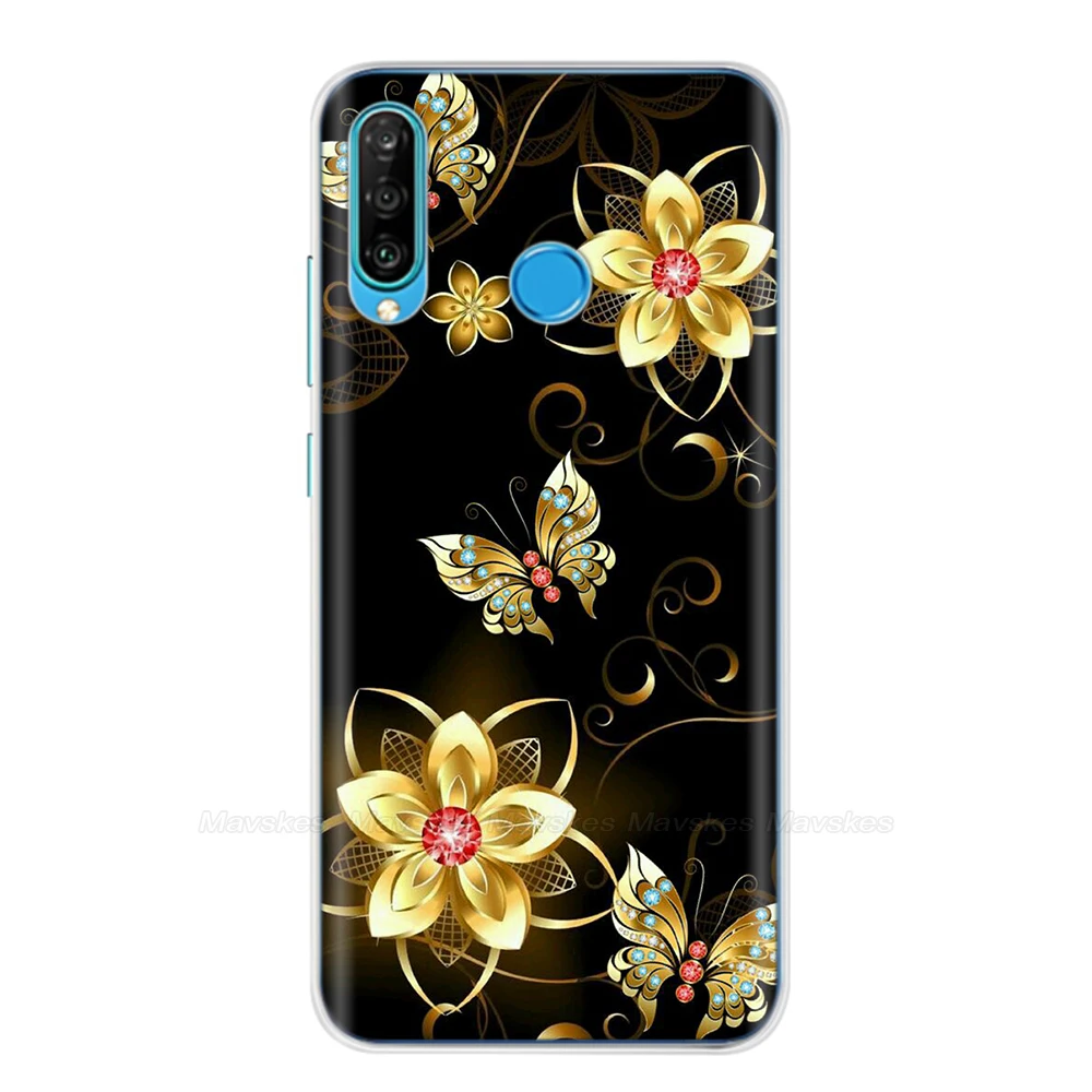 Для huawei P30 Lite Чехлы Силиконовые Мягкие ТПУ задняя крышка для Funda huawei P30 Lite Pro P30Lite P30Pro P 30 чехол для телефона Couqe - Цвет: 15