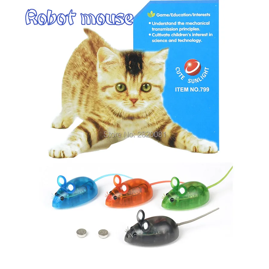 Новинка мультфильм робот мышь Nanotechnology Механическая Модель детские электронные
