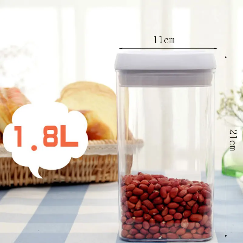 Зерна резервуар для хранения толстые Пластик вакуум закуски сухой Товары
