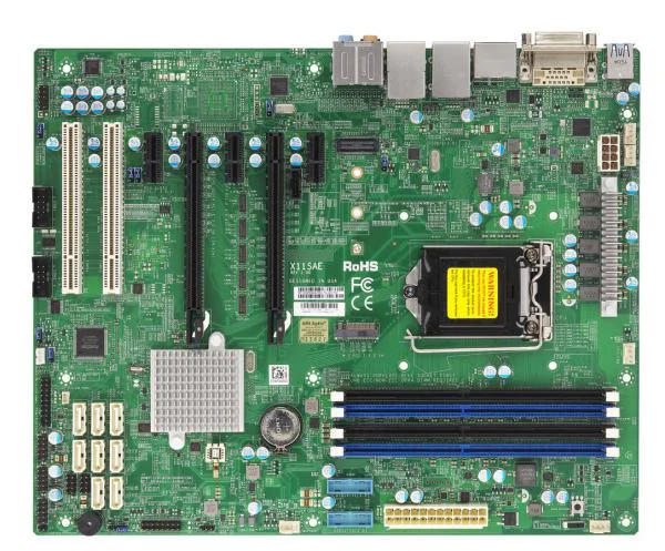 OEM X11SAE single E31200V5 1151 pin C236 чипсет DDR4 память m.2 интерфейс жесткого диска графическая