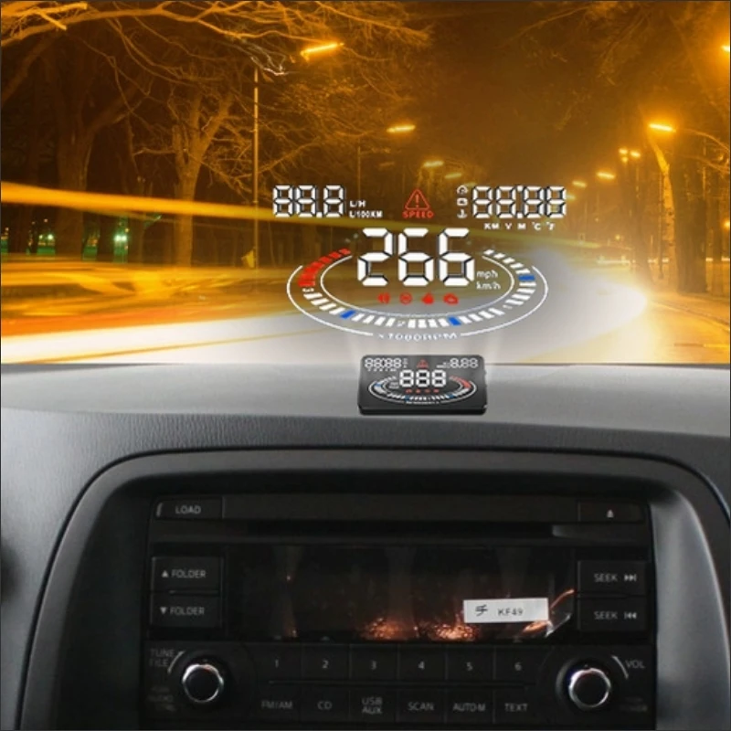 Car HUD Head Up Display For Ford Galaxy MK3 MK4 2006-2018 2019 - Safe Driving Screen Special Projector Refkecting Windshield