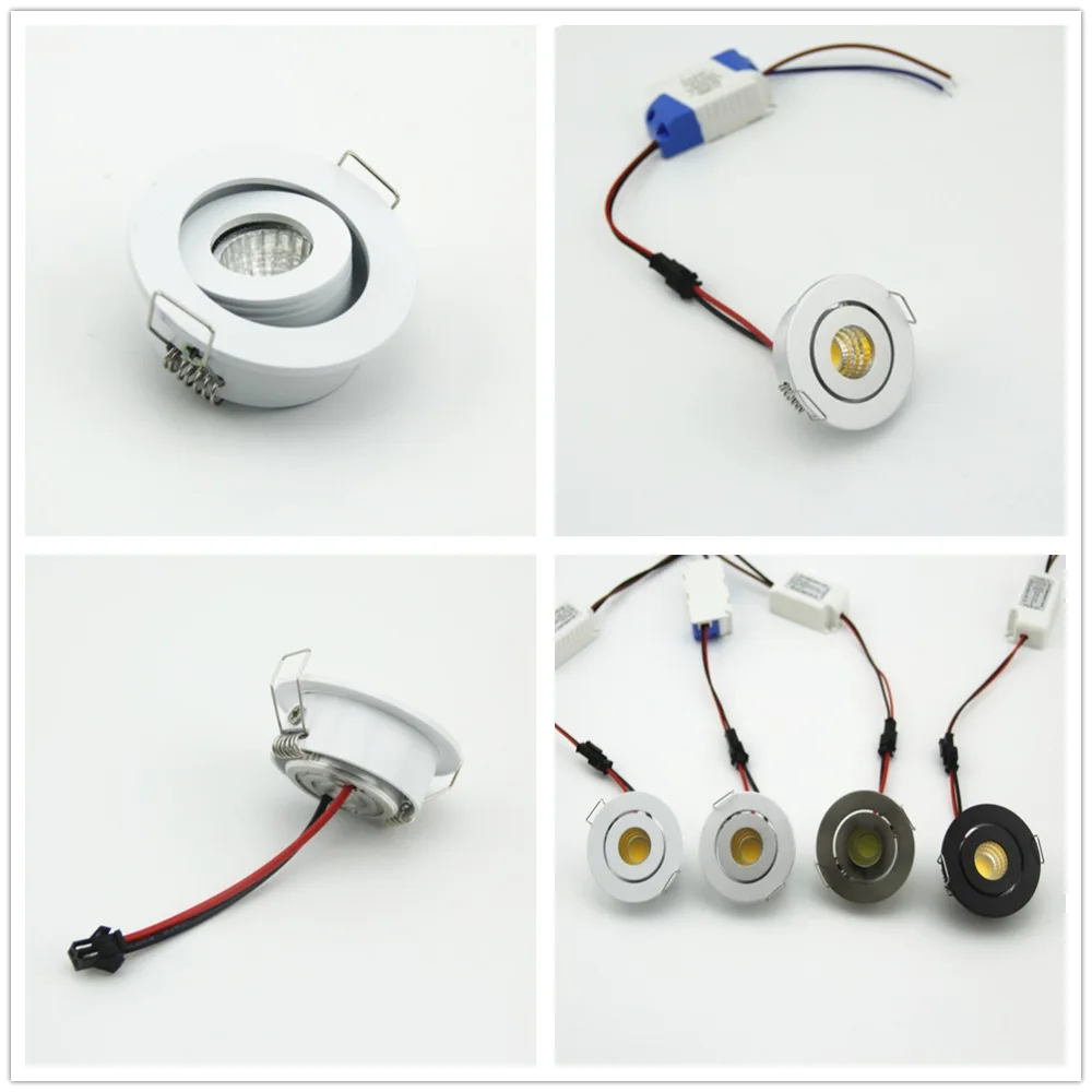 CE ROSH высокое качество круглый 3 Вт Dimmable COB мини точечный светодиодный светильник домашние светильники