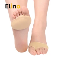 elino silica gel padded forefoot pads men women half cushions pain relieve anti slip heel spur massage insoles foot care soles