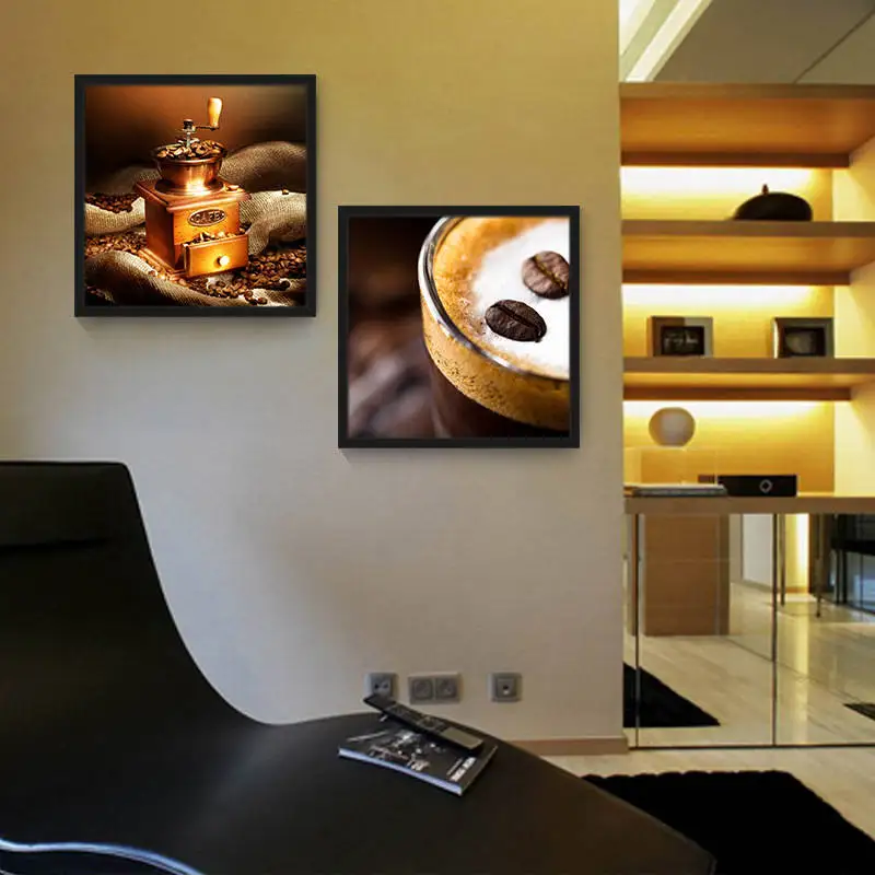 Ретро кофе Холст Картина постер настенные фотографии для гостиной куадро decoracion