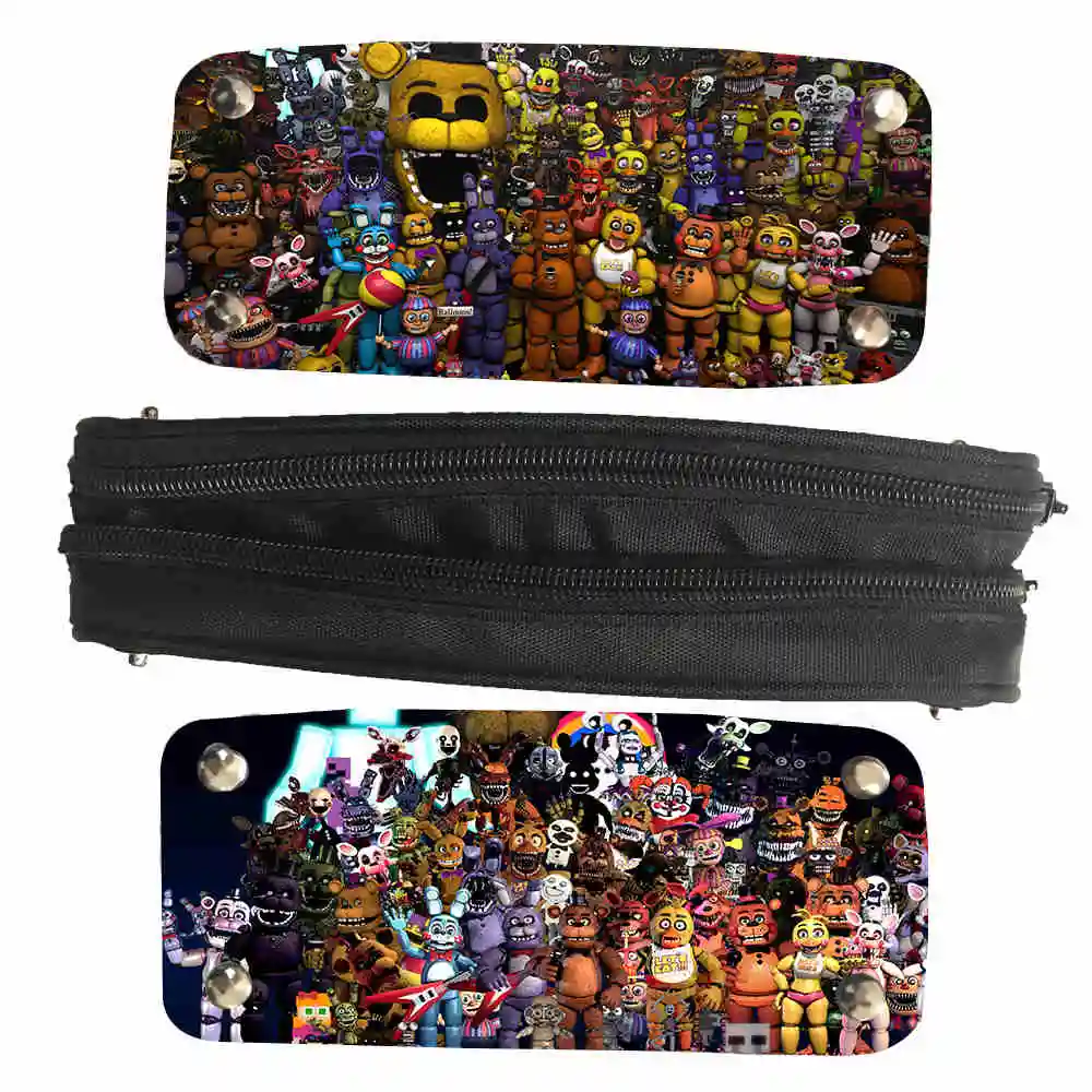 FNAF Сумка-карандаш UT Единорог аниме лисица Фредди Чика кота собаки волка