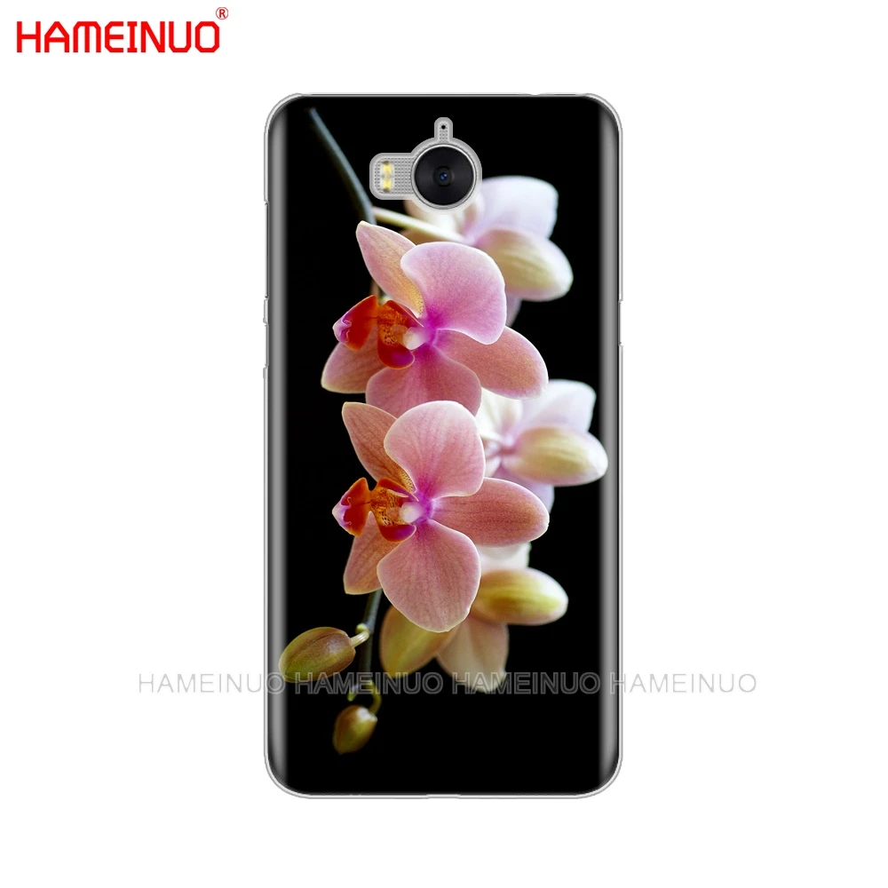 Цветной чехол HAMEINUO с цветами орхидеи для мобильного телефона huawei honor 3C 4X 4C 5C 5X 6 7 Y3
