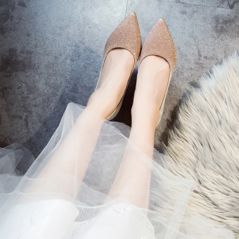 Size34-39 2019 новые модные женские туфли лодочки на высоком каблуке Высокое качество