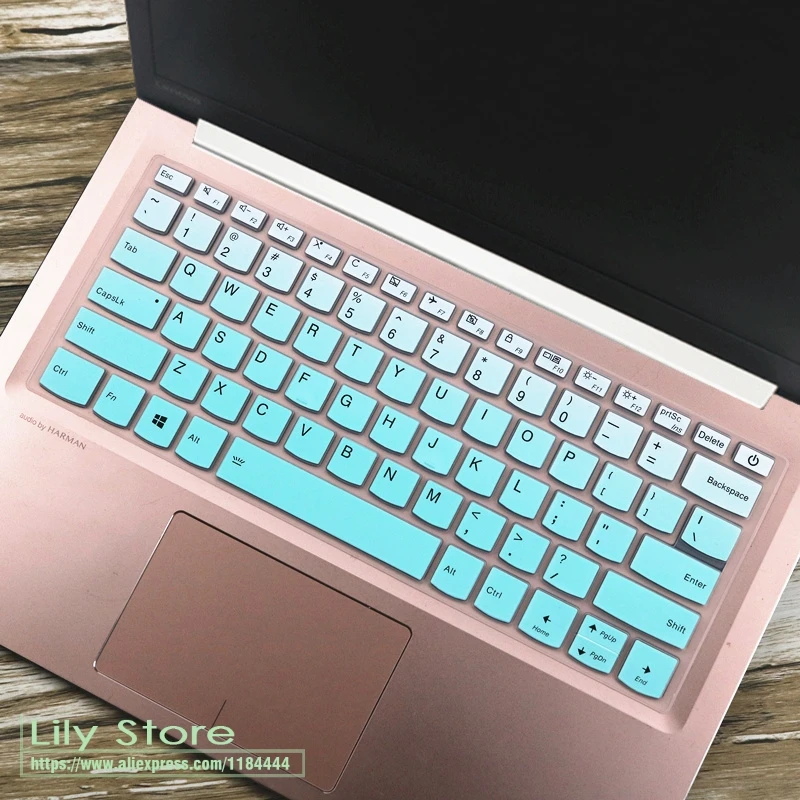 fadewhiteblue 14 дюймов ноутбук Кожа протектор для lenovo IdeaPad 330S-14IKB 330s-141кб 330 S 14IKB 14 крышка клавиатуры - Цвет: fadewhiteblue