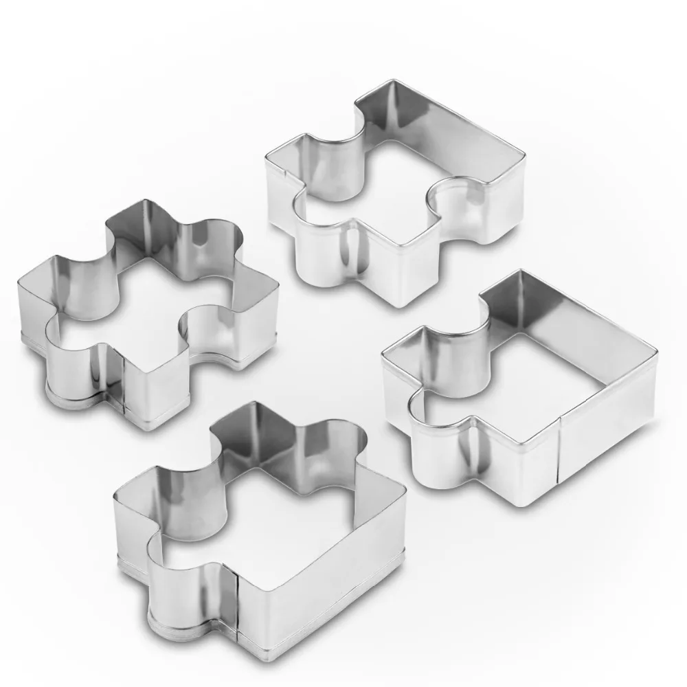 4 шт. резак для выпечки из нержавеющей стали|cutter tool|fondant cake sugarcraftframe cutter |