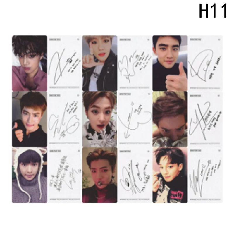 Youpop KPOP EXO K M точное Лото завод 3 EX'ACT альбом самодельные бумажные карты K-POP Подпись LOMO фото карта Фотокарта