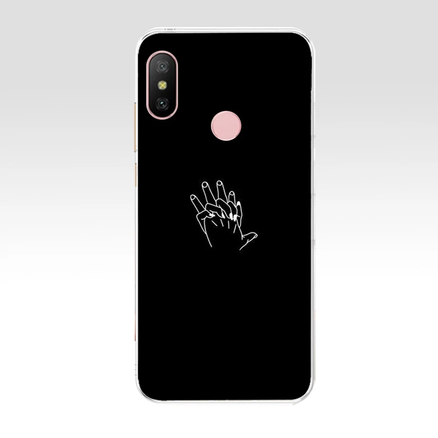 H силиконовый чехол для Xiaomi MI A2 LITE с полной защитой мягкая задняя крышка из ТПУ