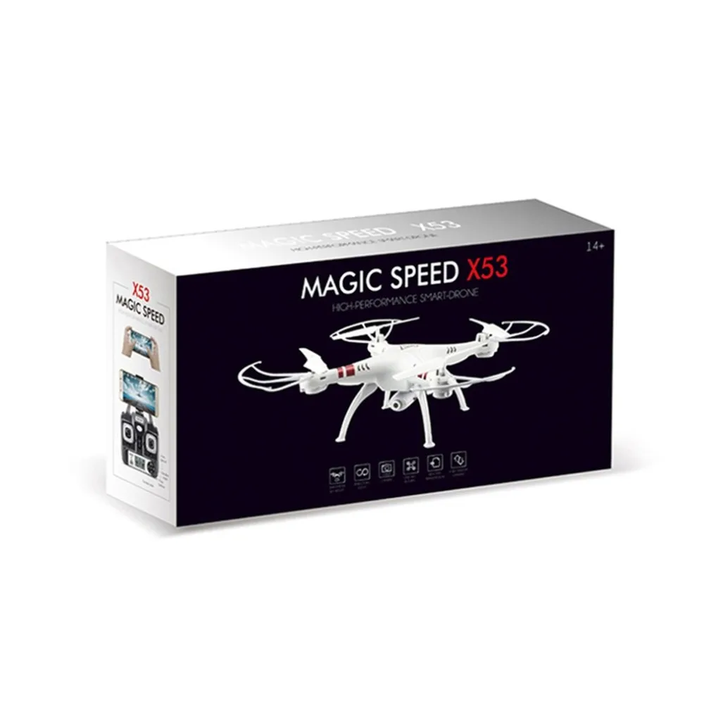 OCDAY X53 FPV Quadcopter тяжести сенсорный Дрон аэрофотокамера 6Axis Gyro взлет вертолет