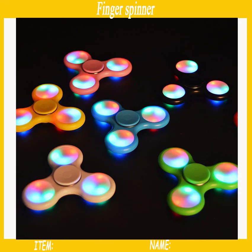 100 шт./лот LED Палец Счетчик Легкой Руки Spinner Непоседа Для Детей Birthday Party Supplies