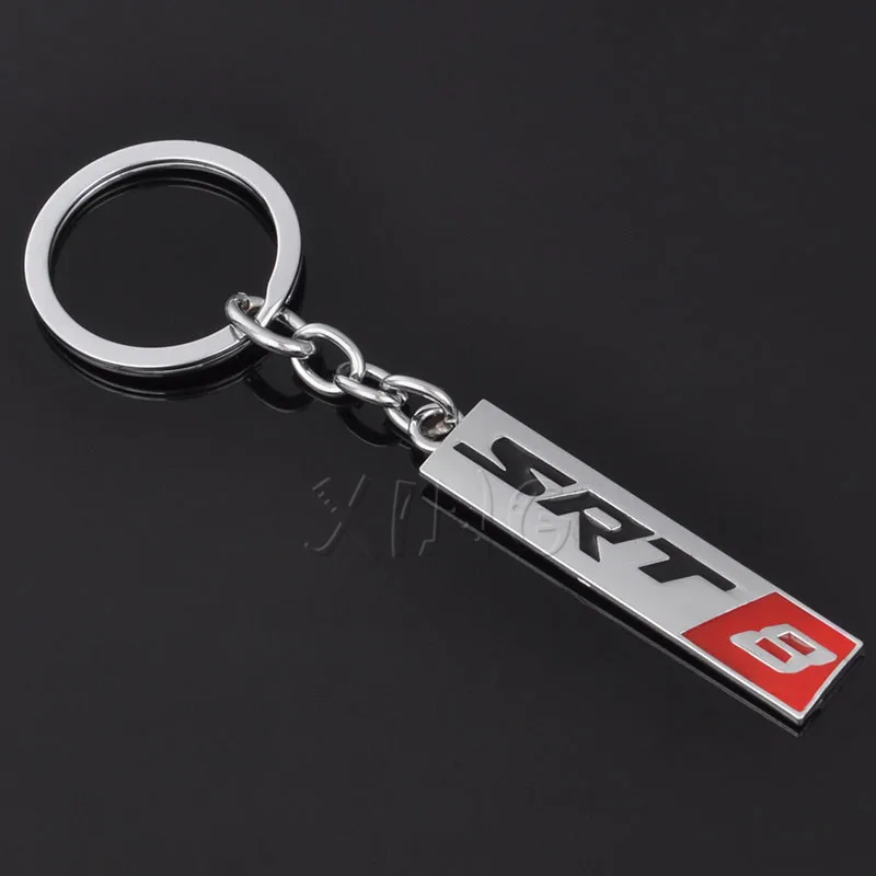 For SRT 8 Автомобильный брелок для ключей, брелок для ключей, держатель для SRT8 SRT 8 Dodge charger Chrysler Jeep Grand Cherokee Wrangler, автомобильный Стайлинг - Название цвета: For SRT 8