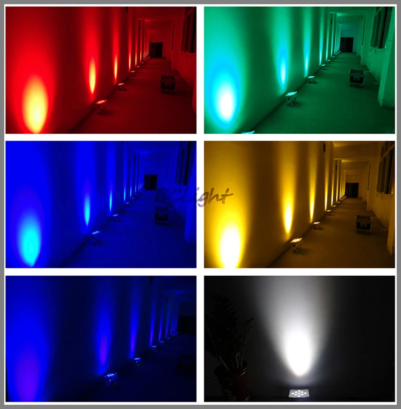 16XLOT Uplighting DJ Party Par can Rechargeable DMX Wireless Battery Powered 6in1 RGBWAUV 9*18w LED Light Dhl free shipping | Лампы и