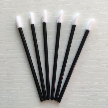1000pcs Flocked Sponge Disposable Lip Brushes Soft makeup Brush for Lipstick Lip Gloss Wands Applicator Lip Balm one-off brush