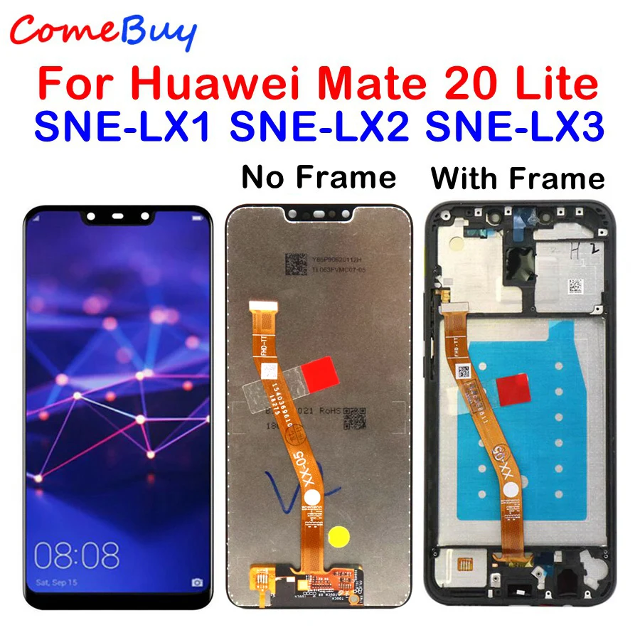 ЖК дисплей Comebuy для Huawei Mate 20 Lite сенсорный экран с дигитайзером и рамкой SNE LX1|Экраны