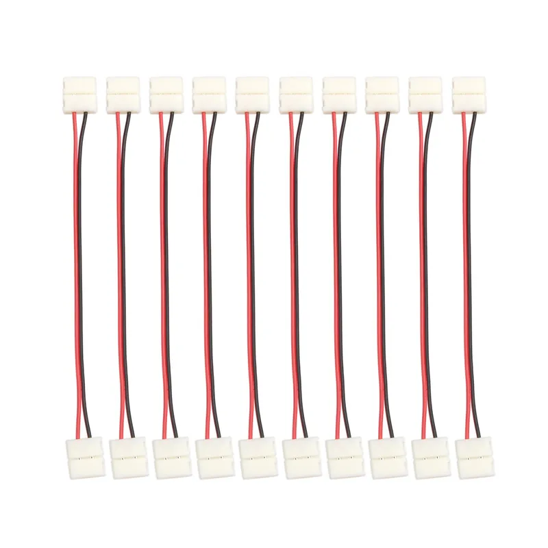 5/10 шт разъем комплект 2Pin 3Pin 4Pin 8 мм 10 светодиодный PCB адаптера для 3528 5050