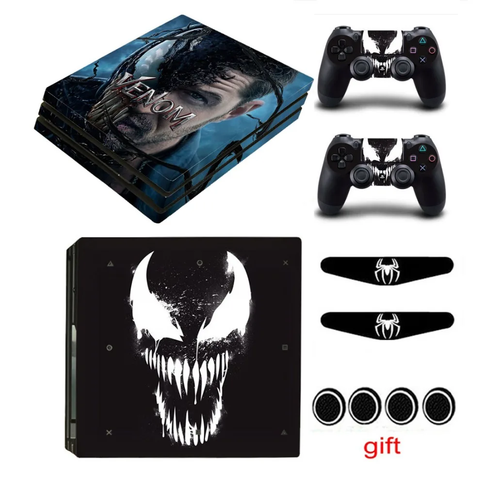 Skins Stickers Game Venom For Playstation 4 PS4 Pro Controller Console Vinyl Skin Decals Play station PRO Covers | Электроника