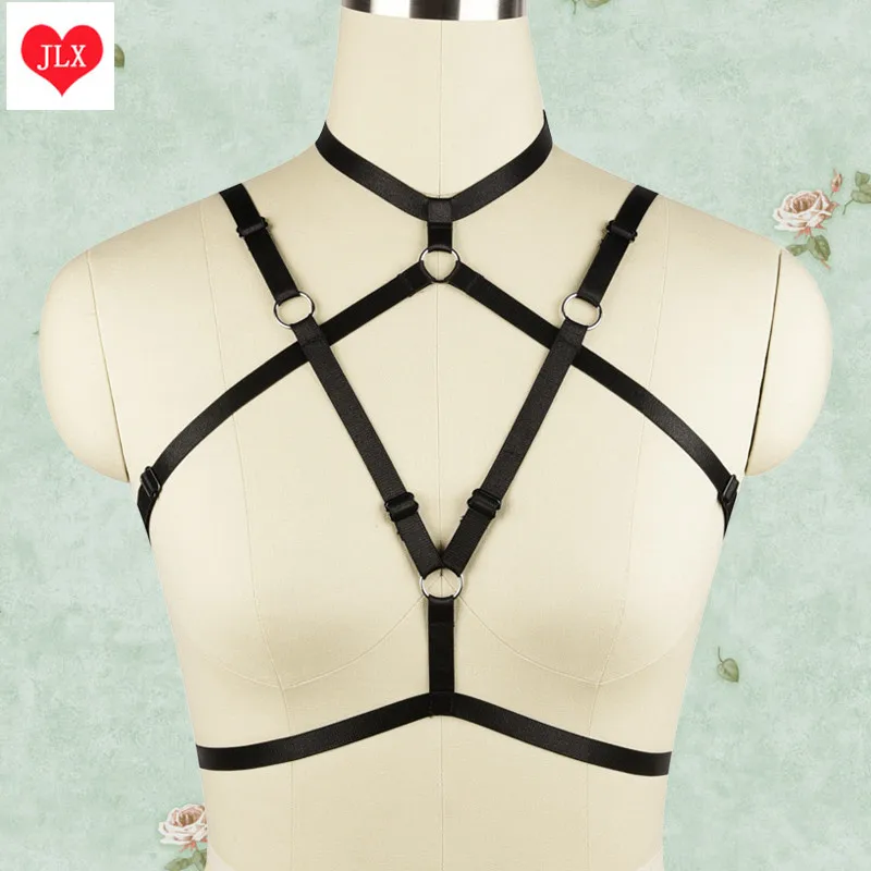 Женский бюстгальтер на бретельках Rave wear эластичный в клетку для Хэллоуина с